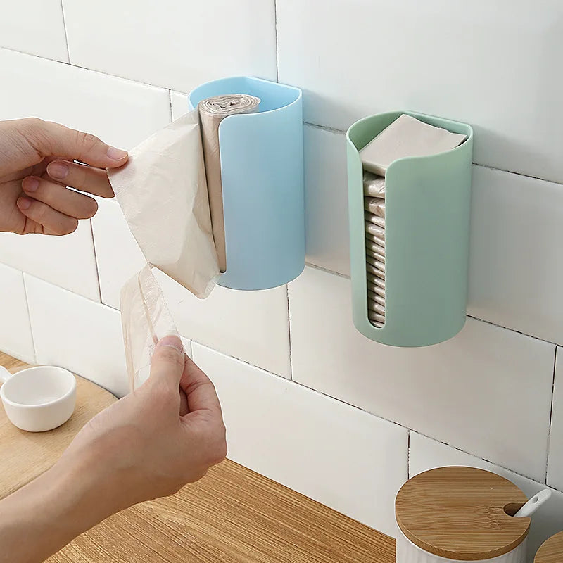 Multifunctional  Wall Mounted Trash Bag Holder